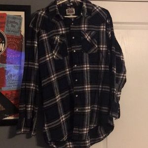 Men’s plaid button down